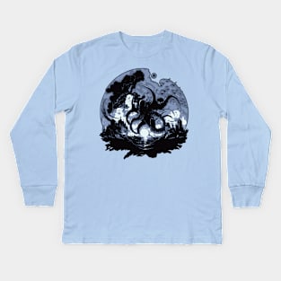 Octopocalypse: Sometimes a Tsunami Just isn't Enough III Kids Long Sleeve T-Shirt